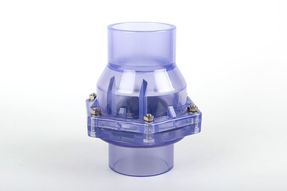 大茂镇透明翻板式止回阀